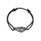 925 Sterling Silver Handcuffs Rope Chain Bracelets