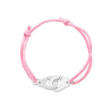 925 Sterling Silver Handcuffs Rope Chain Bracelets