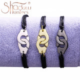 925 Sterling Silver Handcuffs Rope Chain Bracelets