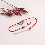 925 Silver Evil Eye Bracelet, Red String Protection