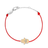 925 Silver Evil Eye Bracelet, Red String Protection