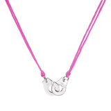 925 Silver Handcuffs Charms Necklace Rope Adjustable Length Europe Jewelry