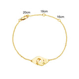 925 Sterling Silver Women's Handcuff Thin Chain Bracelet
