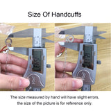 925 Sterling Silver Handcuffs Link Bracelets for Women