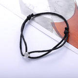 925 Silver Crystal Bracelet Adjustable Rope Jewelry Women Gift