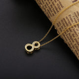 925 Silver Lucky Number 3 Pendant Necklace for Women