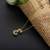 925 Silver Lucky Number 3 Pendant Necklace for Women