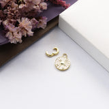 925 Sterling Silver Round Pendant Enamel Dangle Charm Hope Light Jewelry DIY