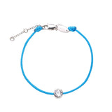 925 Silver Bracelet Redline String Crystal Women Jewelry