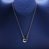 Real 925 Sterling Silver Handcuffs Necklace Women Menottes Europe