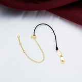 925 Silver Bracelet with Clear Pear Charm