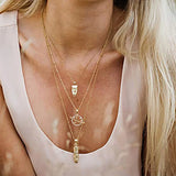 925 Silver Star Planet Pendant Necklace Lion Clip Chain for Women