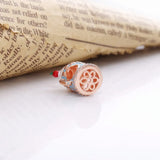 925 Silver Enamel Teapot Charm with Zircon DIY Jewelry Kettle
