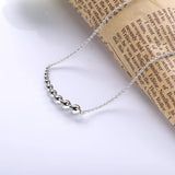 Vintage 925 Silver Charms Pendant Necklaces for Women Party Jewelry