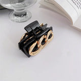Resin Metal Chain Hairpin for Women's Neo-Goth Hair Jewelry