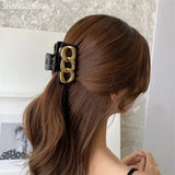 Resin Metal Chain Hairpin for Women's Neo-Goth Hair Jewelry