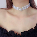 Pearl Collar Necklace for Women