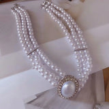Pearl Collar Necklace for Women