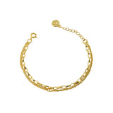 SHANICE 925 Silver Bracelet Women Gypsophila Cauliflower Chain Double-layer