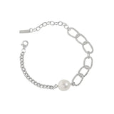 SHANICE 925 Sterling Silver Pearl Bracelet