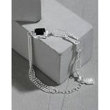 SHANICE 100% 925 Sterling Silver Bracelet with Zircon Inlaid
