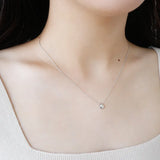SHANICE 925 Silver Necklace Student Pendant Ins Necklace Jewelry