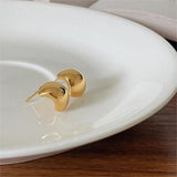 SHANICE 925 Silver Oval Arc Earrings for Women