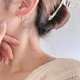 SHANICE 925 Silver Heart Stud Earrings for Women