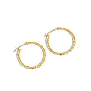SHANICE 925 Sterling Silver Geometric Hoop Earrings For Women
