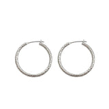 SHANICE 925 Sterling Silver Geometric Hoop Earrings For Women