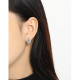 SHANICE 925 Silver Stud Earrings Concave & Convex Surface Gift
