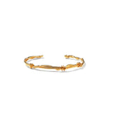 SHANICE 925 Sterling Silver Weave Cuff Bangle Bracelet for Women