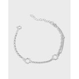 SHANICE S925 Silver Bracelet Women Sunflower Chain Jewelry