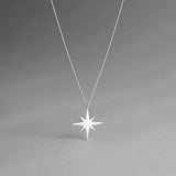 SHANICE Sterling Silver Star Pendant Long Necklace