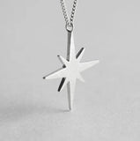 SHANICE Sterling Silver Star Pendant Long Necklace