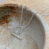 SHANICE 925 Silver Heavy Industry Pendant Necklace