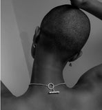 SHANICE 925 Silver Heavy Industry Pendant Necklace