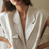 SHANICE 925 Silver Heavy Industry Pendant Necklace
