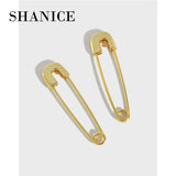 SHANICE 925 Sterling Silver Frosty Temperament Ear Cuff Clip On Earrings