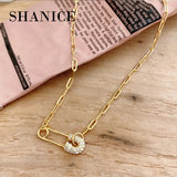 SHANICE S925 Sterling Silver CZ Pendant Necklace