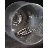 SHANICE Safety Pin Studs Earrings CZ Gothic Crystal 925 Silver Women Jewelry