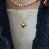 SHANICE S925 CZ Heart Pendant Necklace