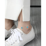 SHANICE Ocean Mermaid Anklet 925 Sterling Silver Foot Bracelet