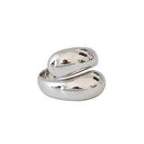 SHANICE Punk 925 Sterling Silver Open Ring for Women Girls