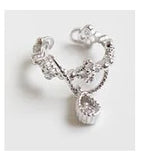 SHANICE Micro Pave CZ Clover Ear Cuff for Women