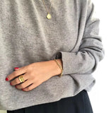 SHANICE INS 925 Silver Bracelet Women Chain Bangles Pulseira Fine Jewelry