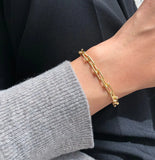 SHANICE INS 925 Silver Bracelet Women Chain Bangles Pulseira Fine Jewelry