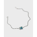 SHANICE INS 925 Silver Micro Inlay Adjustable Bracelet