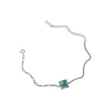 SHANICE INS 925 Silver Micro Inlay Adjustable Bracelet