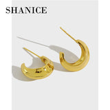 SHANICE INS 925 Silver Stud Earrings for Women